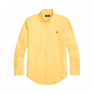 Camisa de lino Custom Fit