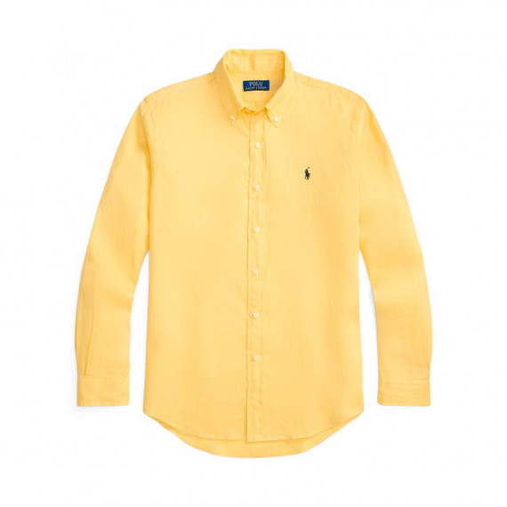 Camisa de lino Custom Fit