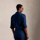 Camisa de lino Custom Fit