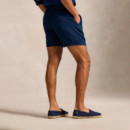 Pantalón corto prepster Polo de lino