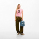 Mochila pequeña charms denim