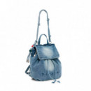 Mochila pequeña charms denim