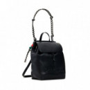 Mochila mediana trenzada