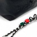 Mochila mediana trenzada