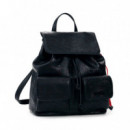 Mochila pequeña troquelada