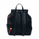 Mochila pequeña troquelada