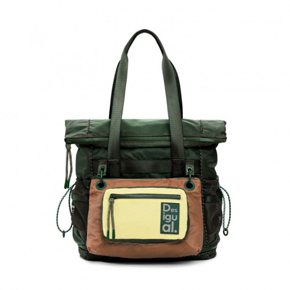 Mochila voyager bicolor encerada