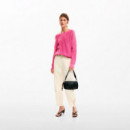 Bolso pequeño relieve flores