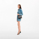 Bolso pequeño trenzado floral