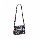 Bolso pequeño trenzado floral