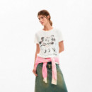 Camiseta Mickey y Minnie Mouse corazón