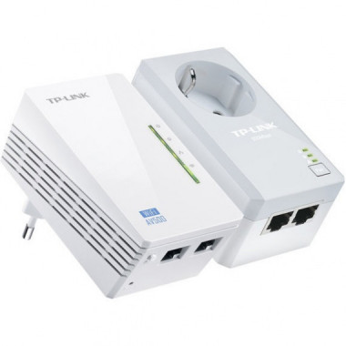 Adaptador Plc (pack 2) TP-LINK Av 500 Mbps Wireless N  TL-WPA4226KIT