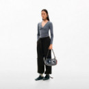 Bolso mediano denim Mickey Mouse