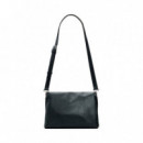 Bolso mediano logo charm