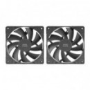 Ventilador Mars Gaming MF-PROX2 Kit de 2 Unidades Negro (MFPROX2)