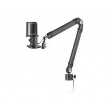 Micr&oacute;fono Profesional de Sobremesa Mars Gaming LED 3.5mm USB Negro (MMICXT)