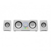 Altavoces Mars Gaming RGB Flow 2.2 35W USB-A 3.5mm con Subwoofer Blancos (MS22W)