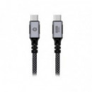 Cable Conceptronic USB-C a USB-C PD3.0 100W 20Gbps, 4K60Hz, 1.2m (ETTA07B12)