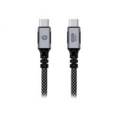 Cable Conceptronic USB-C a USB-C PD3.0 100W 20Gbps, 4K60Hz, 1.2m (ETTA07B12)