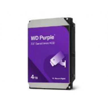 Disco Western Digital Purple Surveillance 3.5" 4TB SATA3 128MB 5400RPM (WD44PURZ)