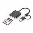 Lector de Tarjetas Equip USB-C + Adaptador USB-A (245461)