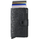MINIWALLET HEXAGON BLACK