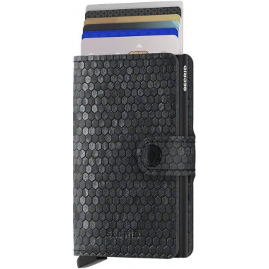 MINIWALLET HEXAGON BLACK