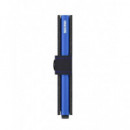 MINIWALLET MATTE BLACK & BLUE