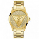 Reloj Badge Dorado  GUESS