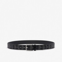 35 PRINT MONOGRAM BELT MONOGRAM NOIR GRI