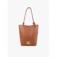 TOTE BAG WITH KNOTTED STRAP AND BOTTOM P