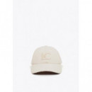CAP WITH EMBROIDERED LOGO ECRU