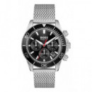 RELOJ SEALINER PLATEADO E/NEGRA