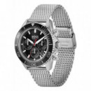 RELOJ SEALINER PLATEADO E/NEGRA