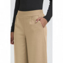 Pantalones ICHI Kate Wide Sepia Tint