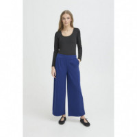 Pantalones ICHI Kate Wide Blueprint