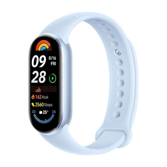 XIAOMI Pulsera Actividad MI Smart BAND 9 Azul Monitor Sueño, Ritmo Cardiaco, Resistente al Agua