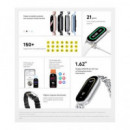 XIAOMI Pulsera Actividad MI Smart BAND 9 Azul Monitor Sueño, Ritmo Cardiaco, Resistente al Agua