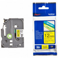 Cinta BROTHER P-touch Laminada Negro sobre Amarillo 12MM 8M (TZE631)