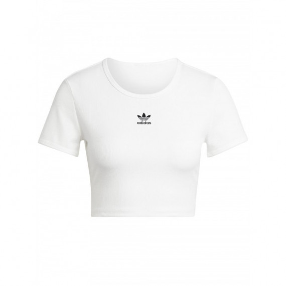 ADIDAS ORIGINALS - Ess Rib Tee - White - JC9026/WHITE