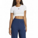 ADIDAS ORIGINALS - Ess Rib Tee - White - JC9026/WHITE