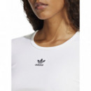 ADIDAS ORIGINALS - Ess Rib Tee - White - JC9026/WHITE