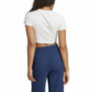 ADIDAS ORIGINALS - Ess Rib Tee - White - JC9026/WHITE