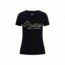 Ss Cn GUESS Script T Jet Black A996