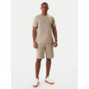 Marzio Cn Ss T-shirt Impact Grey  GUESS