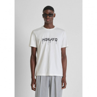 CAMISETA MANGA CORTA FA100144 CREMA