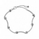 PANDORA Pulsera en Plata de Ley Margarita Brillante 598807C01