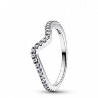 PANDORA Anillo Ola Brillante 192539C01