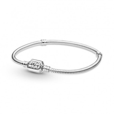 PANDORA Pulsera Moments en Plata de Ley Star Wars con Cola de Rat&oacute;n 599254C00