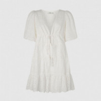 PEPE JEANS Vestido Delia Blanco PL953475-800